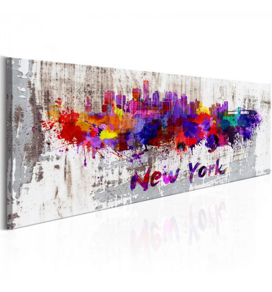 New York - Schriftzug und Straßenkunst