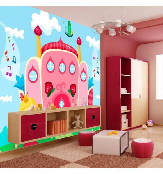 wall murals for children - houses and landscapes
