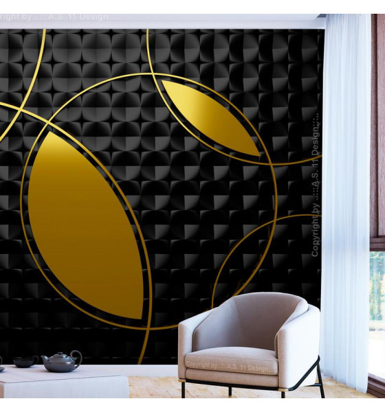 geometric - circles and other geometric wall murals