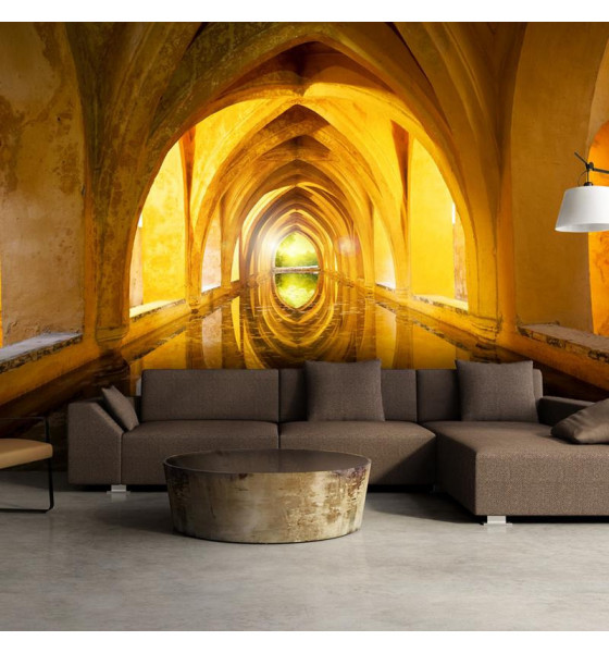 fotomurali con il corridoio magico