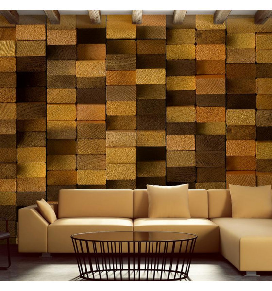 murs en bois cm. 50x1000