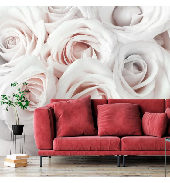 photo wall murals with many roses