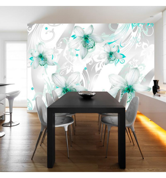 fotomurali con i fiori stravaganti