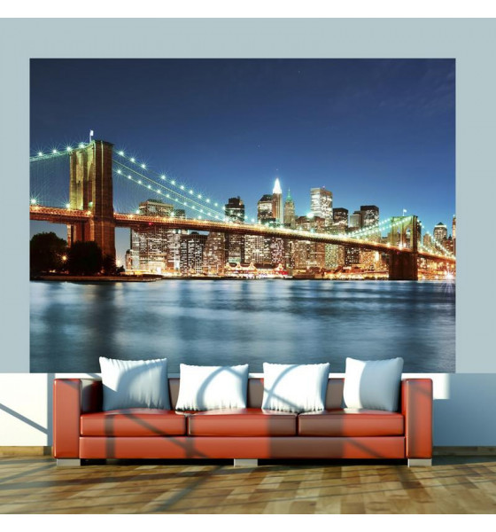 fotomurali con il ponte di Brooklyn