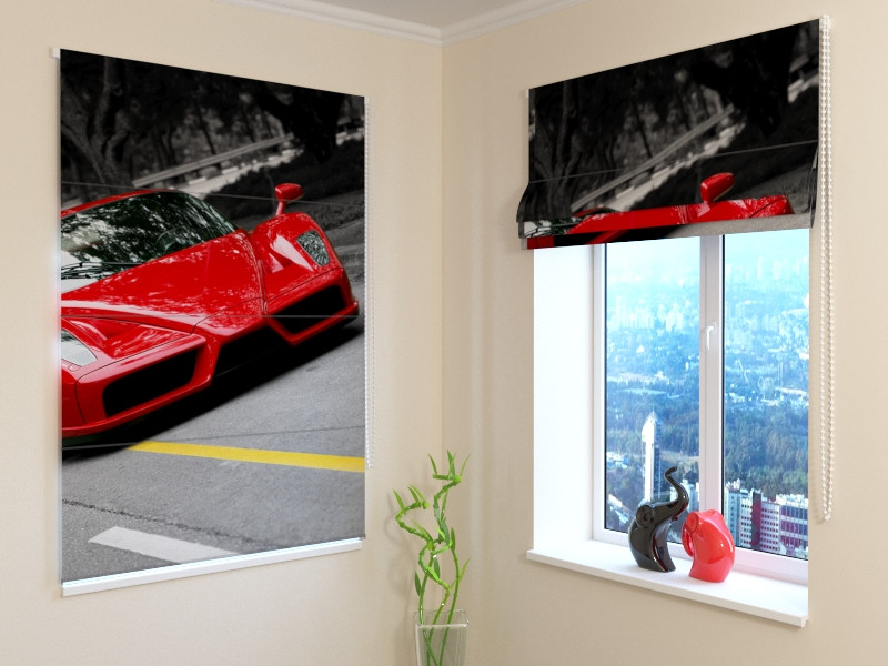 roman blinds - cars and motorcycles