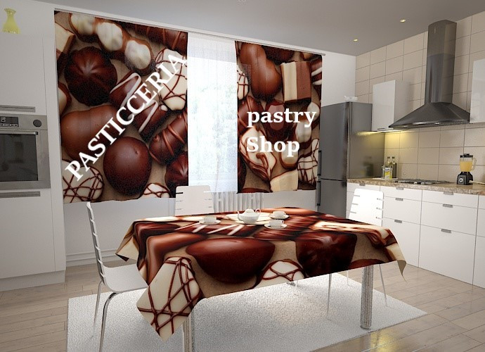 cortinas - para restaurantes y pastelerías
