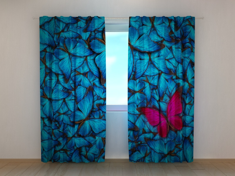 cortinas - borboletas mistas