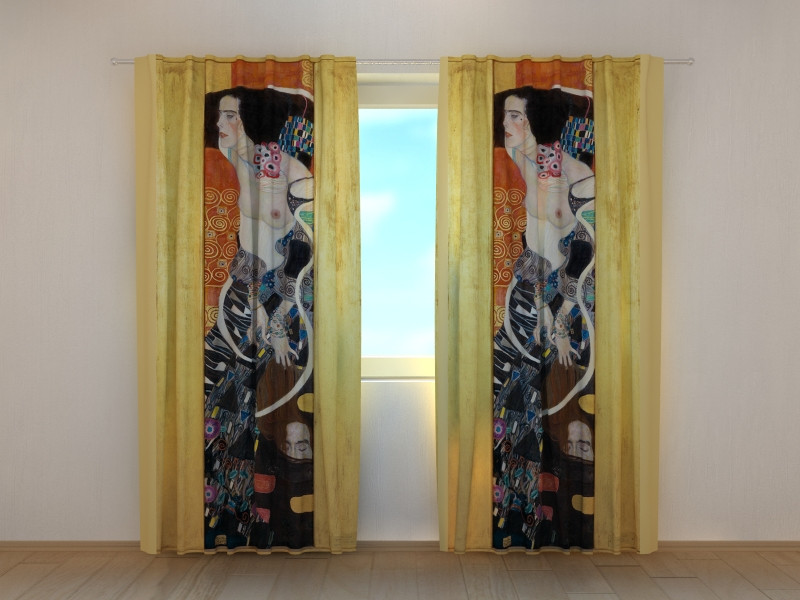 gustav Klimt style curtains