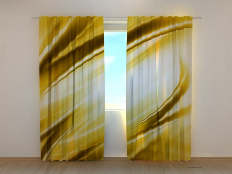 abstract curtains - multicolored