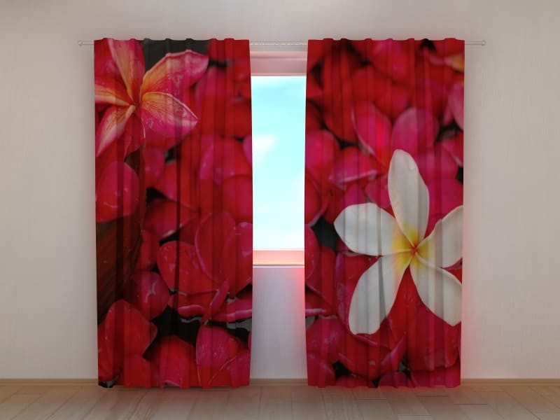 Curtains - Mixed flowers