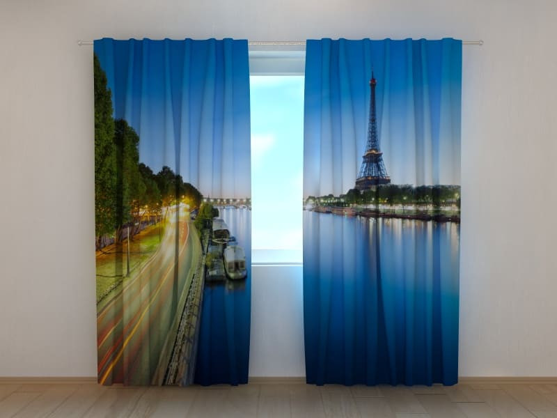 Curtains - Paris and Eiffel tower